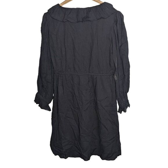 Free People Intimately Black Dress Tunic Deep V XS OB1087758 NWT - Picture 2 of 7